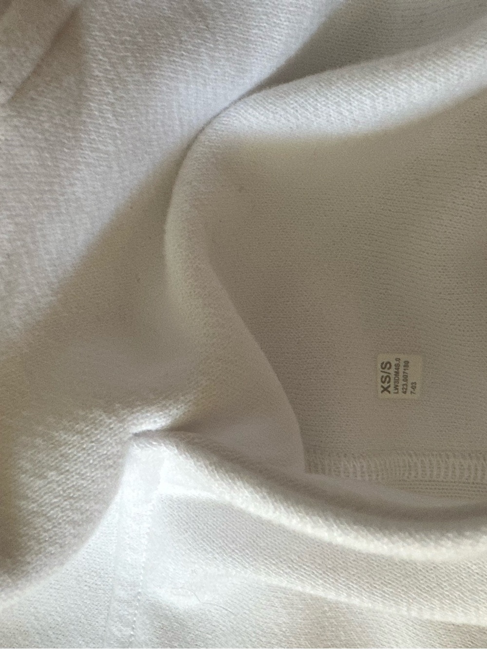 lululemon white cropped scuba hoodie - Picture 3 of 5